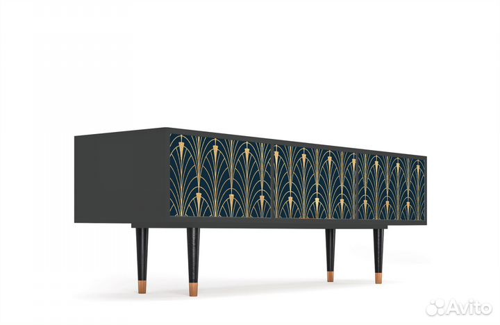 Тв-тумба T4 - Антрацит - Flower of the Nile