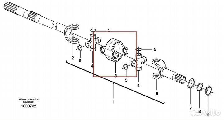 87760408 Фланец муфта соединительная полуоси