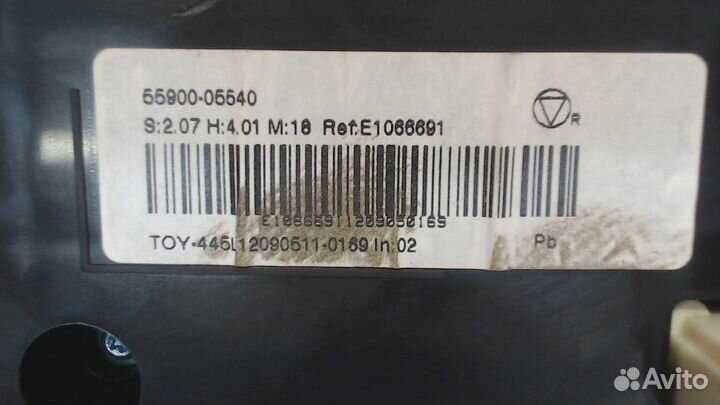 Переключатель отопителя Toyota Avensis 3, 2012