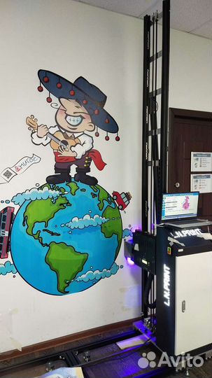 Печать интерьерная, роспись принтером на стенах