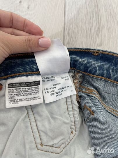 Джинсы Levis 501 оригинал 25/30