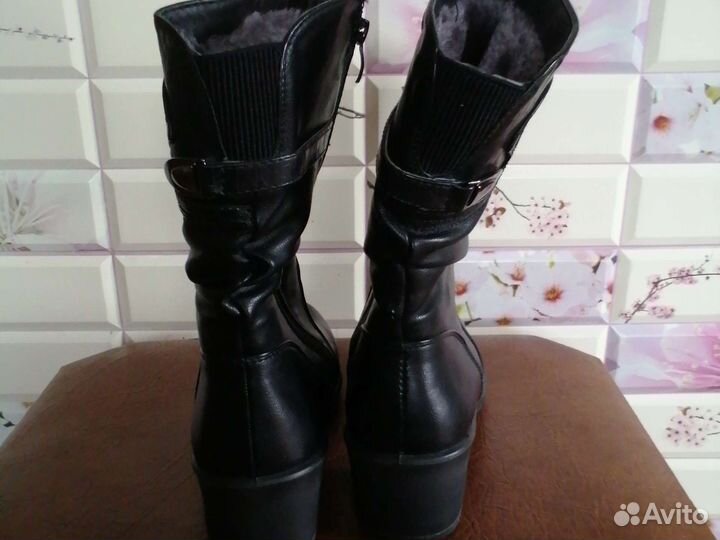 Сапоги женские зимние 39 размер, новые, маломерят