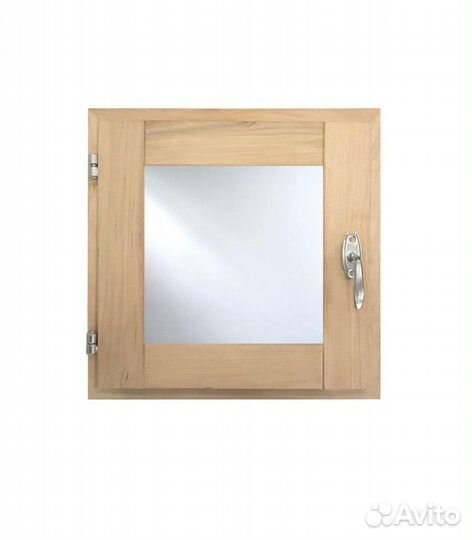 Окно для бани/сауны (300х400 мм, липа)