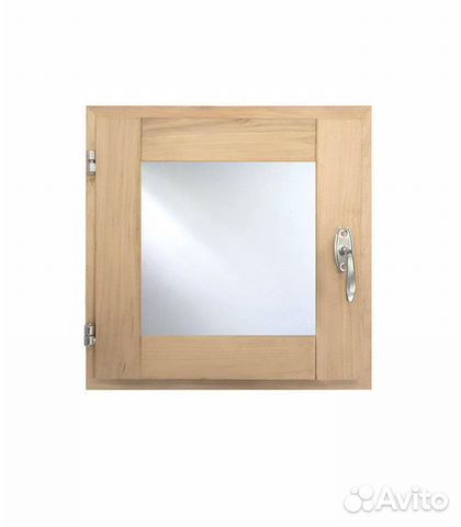 Окно для бани/сауны (300х400 мм, липа)