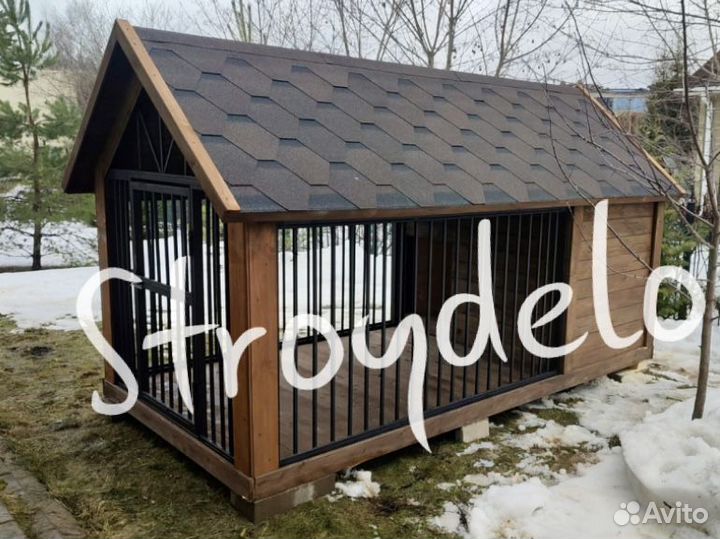 Вольер с зимником lux