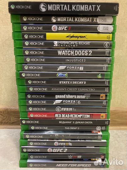 Диски на xbox one игры