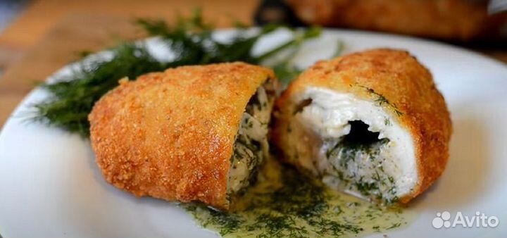 Котлеты по киевски, куриные отбивные, готовая еда