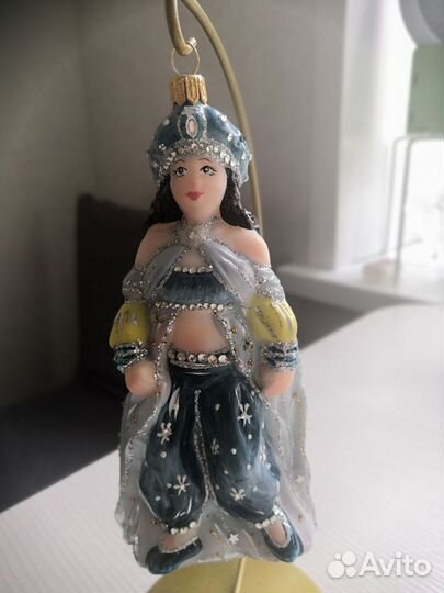 Елочные игрушки ирена. Набор золотой петушок