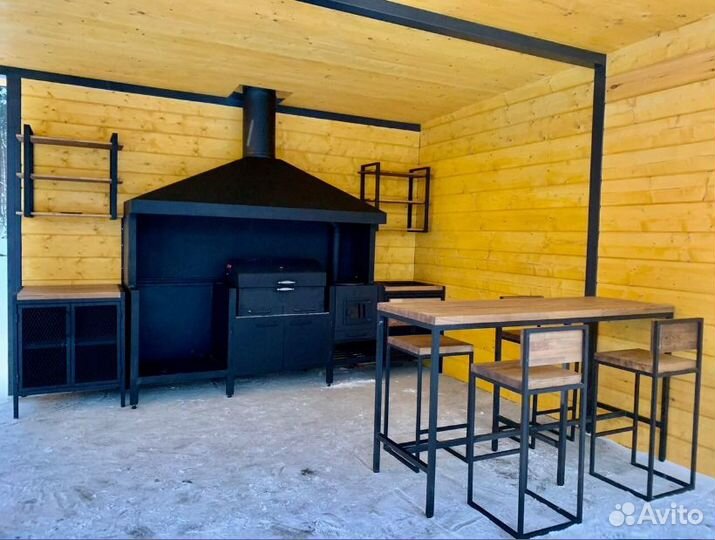 Модульная мангальная зона