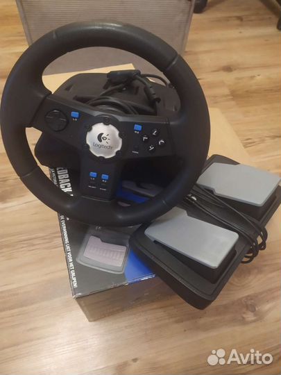 Игровой руль logitech PS2