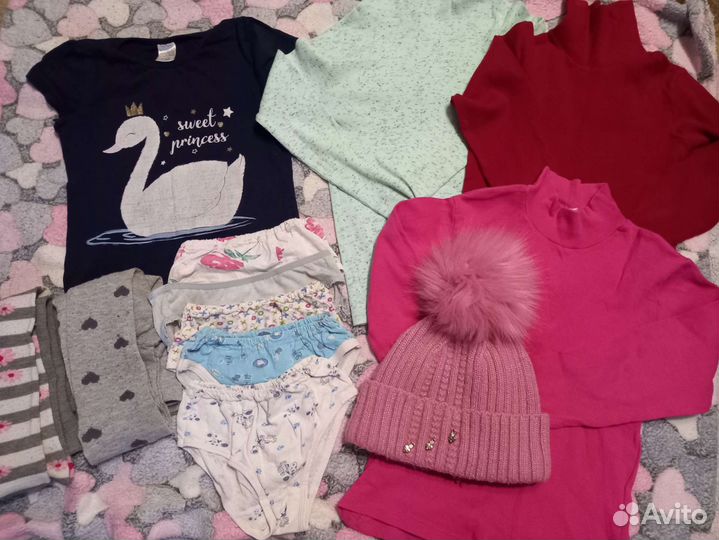 Одежда пакетом на девочку 128-134