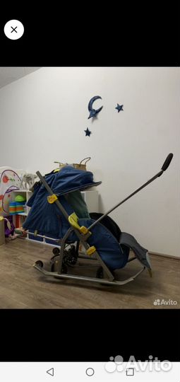 Детские санки коляска nika kids