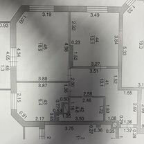 2-к. квартира, 60,6 м², 10/23 эт.