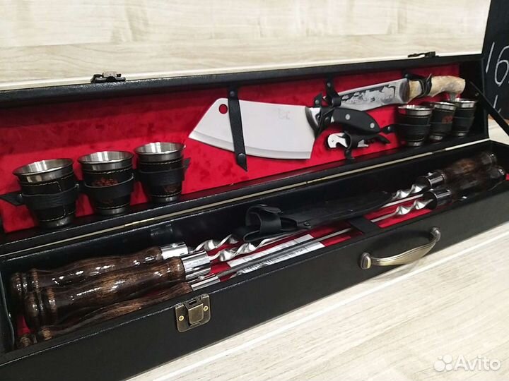 Шашлычный набор / шампуры в кейсе