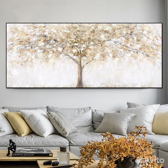 Оригинальная картина на холсте. Большая картина