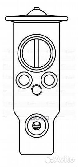 Клапан кондиционера toyota camry(XV40) 07- 2.4/3.5