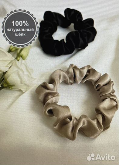 Шелковая резинка для волос ToLiLe Натуральный шелк