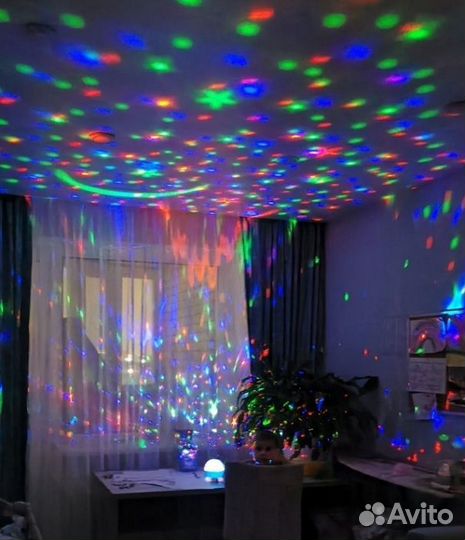 Ночник-проектор Звездное небо (вращающийся)