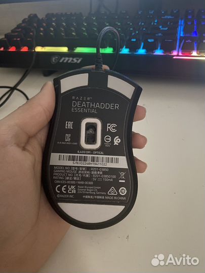 Игровая мышь razer deathadder essential