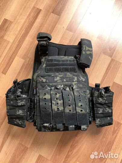 Бронежилет плитник Yakeda VT-6026-3 TAN с плитами