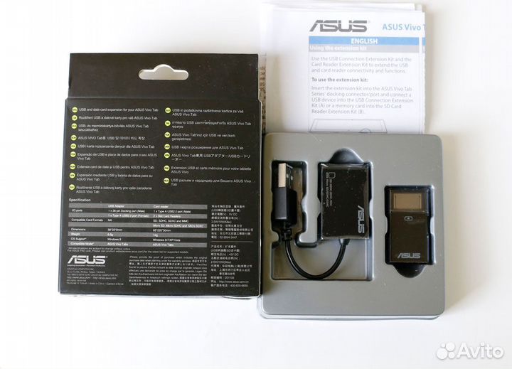USB-кардридер Asus для SD/Micro-SD + USB-адаптер