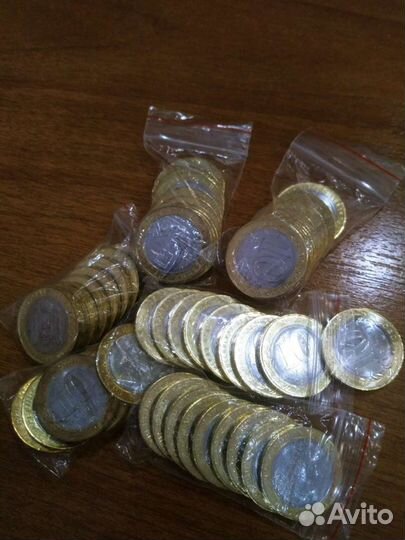 Монеты из биметалла, мешковые