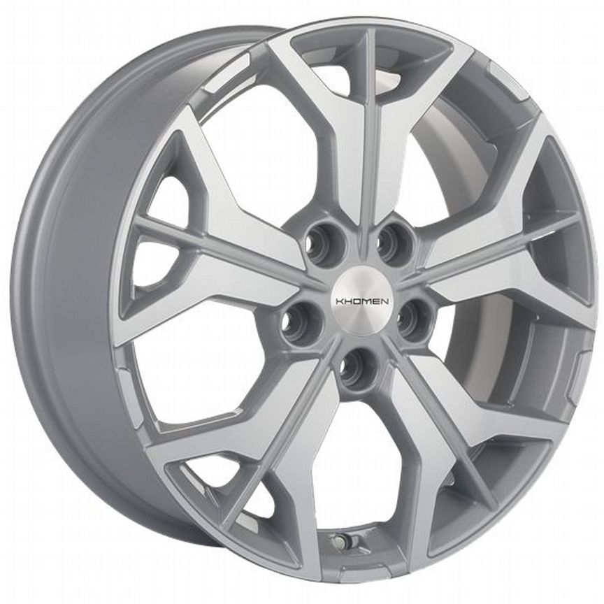 Khomen 1715 : 7x17 5*114,3 Et:45 Dia:66,1 F-silver-FP