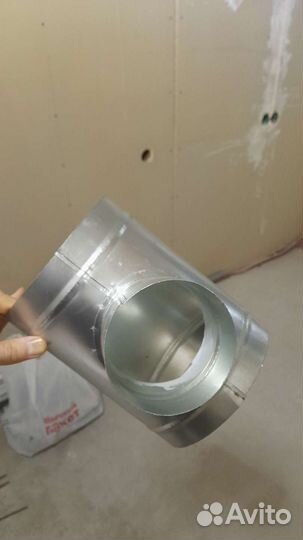 Тройник для воздуховода Диам.160/100