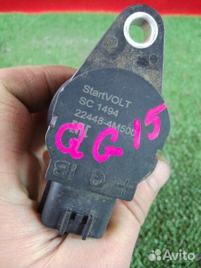 Катушка зажигания Nissan Ad WFY11 QG15DE 2001