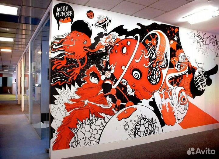 Граффити роспись/граффити оформление/роспись стен
