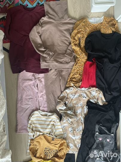 Вещи пакетом на девочку 122-134