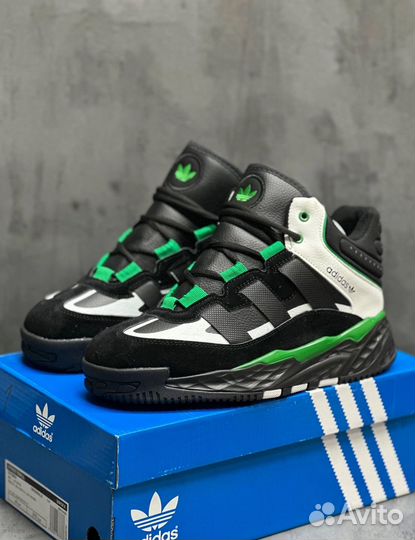 Мужские зимние кроссовки Adidas Niteball (36-46)