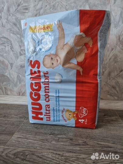 Подгузники huggies ultra comfort 4