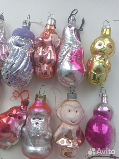 Елочные игрушки СССР