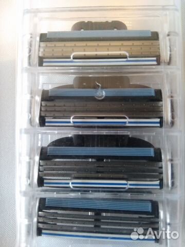 Лезвия для бритья 4 шт. mach 3 мужские и женские