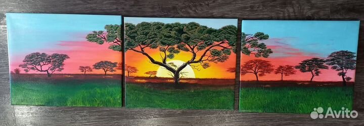 Интерьерная картина ручная работа