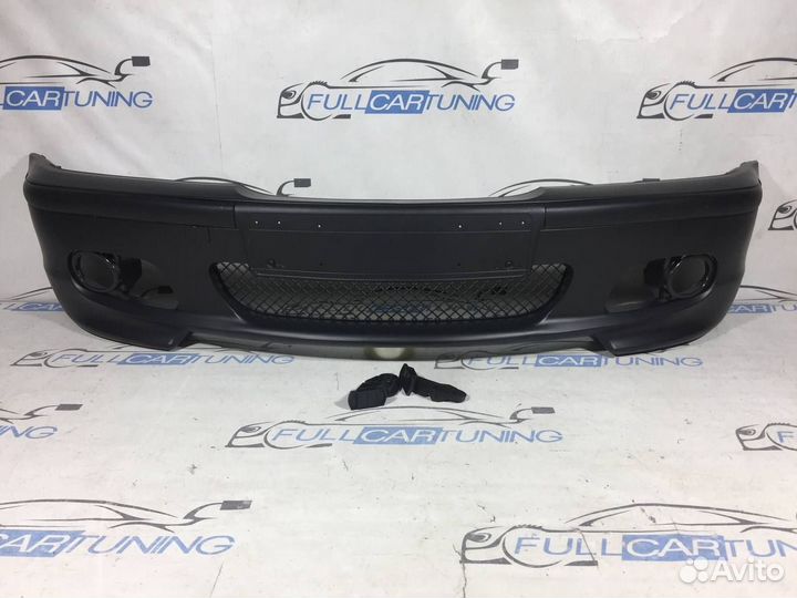 Передний бампер BMW E46, М пакет в сборе
