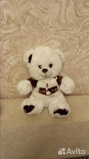 Мягкие игрушки новые, куклы б/у, медведь большой