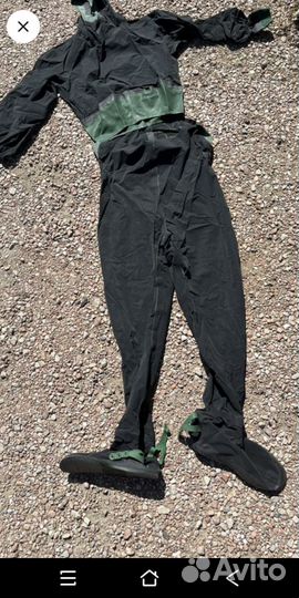 Забродный костюм с курткой,сухой гидрокомбенизон