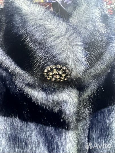 Искусственная шуба короткая 52