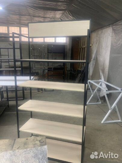 Торговые стеллажи лофт