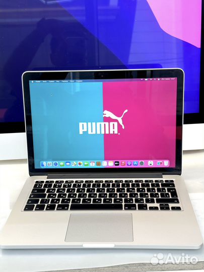 Macbook pro 13 retina 256Gb Core i5 Озу 8гб