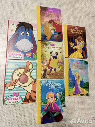 Книги Дисней твердые картонные страницы