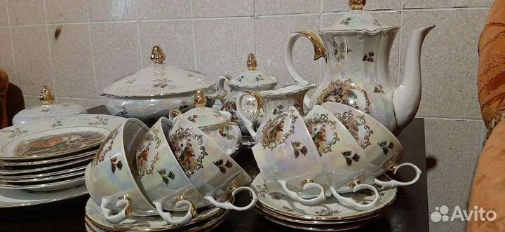 Чайно-Обединный сервиз Мадонна kahla гдр