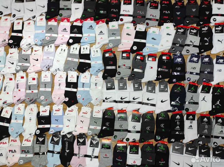 Носки Nike Lacoste Puma Adidas Качество LUX