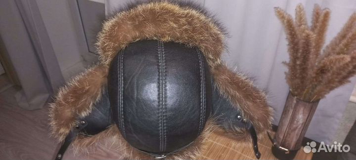 Мужская шапка ушанка