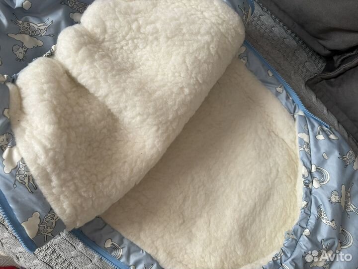 Зимний комплект (комбенезон+кокон)