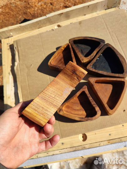 Подсвечник из карагача / менажница