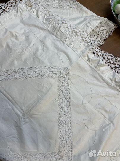 Старинные наволочки лен Германия