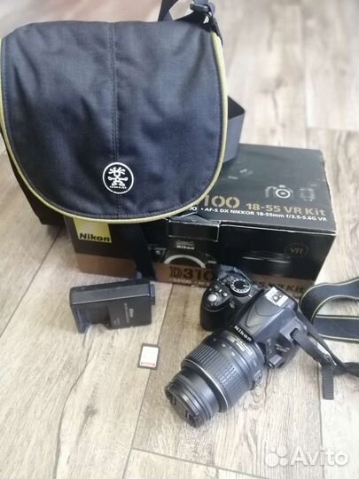 Зеркальный фотоаппарат nikon d3100